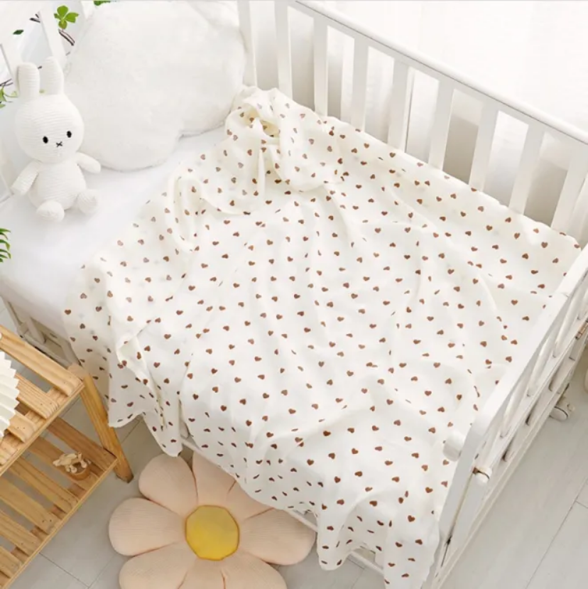 Soft Bamboo and cotton Muslin Swaddle Blanket – Baby Muslin