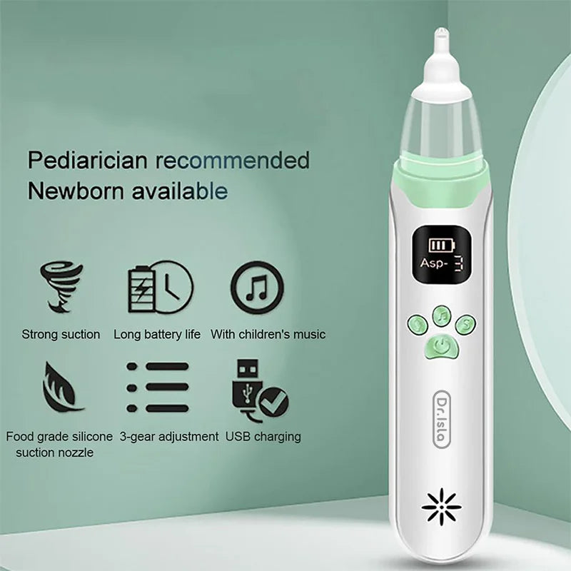 Dr.isla Baby Nose Cleaner – Electric Nasal Aspirator with Adjustable
