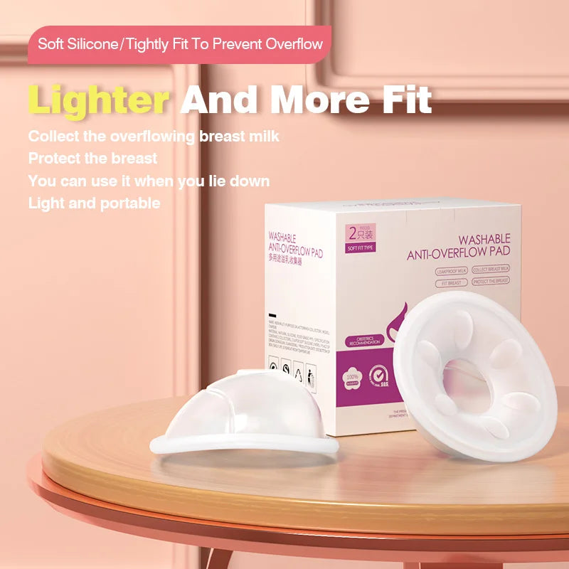 Dr.isla  Wearable Milk Saver for Breastfeeding – Silicone Breast Shell Milk Collection Cup | BPA Free
