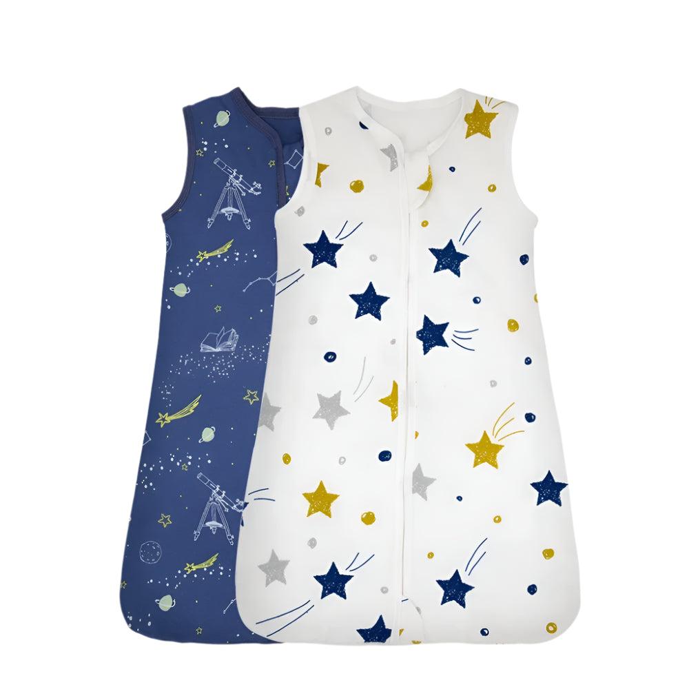 Baby Sleeping Bag – Lightweight Summer Sleep sack for Babies (3-18 Months) – 100% Cotton, Breathable & Anti-Kick Blanket