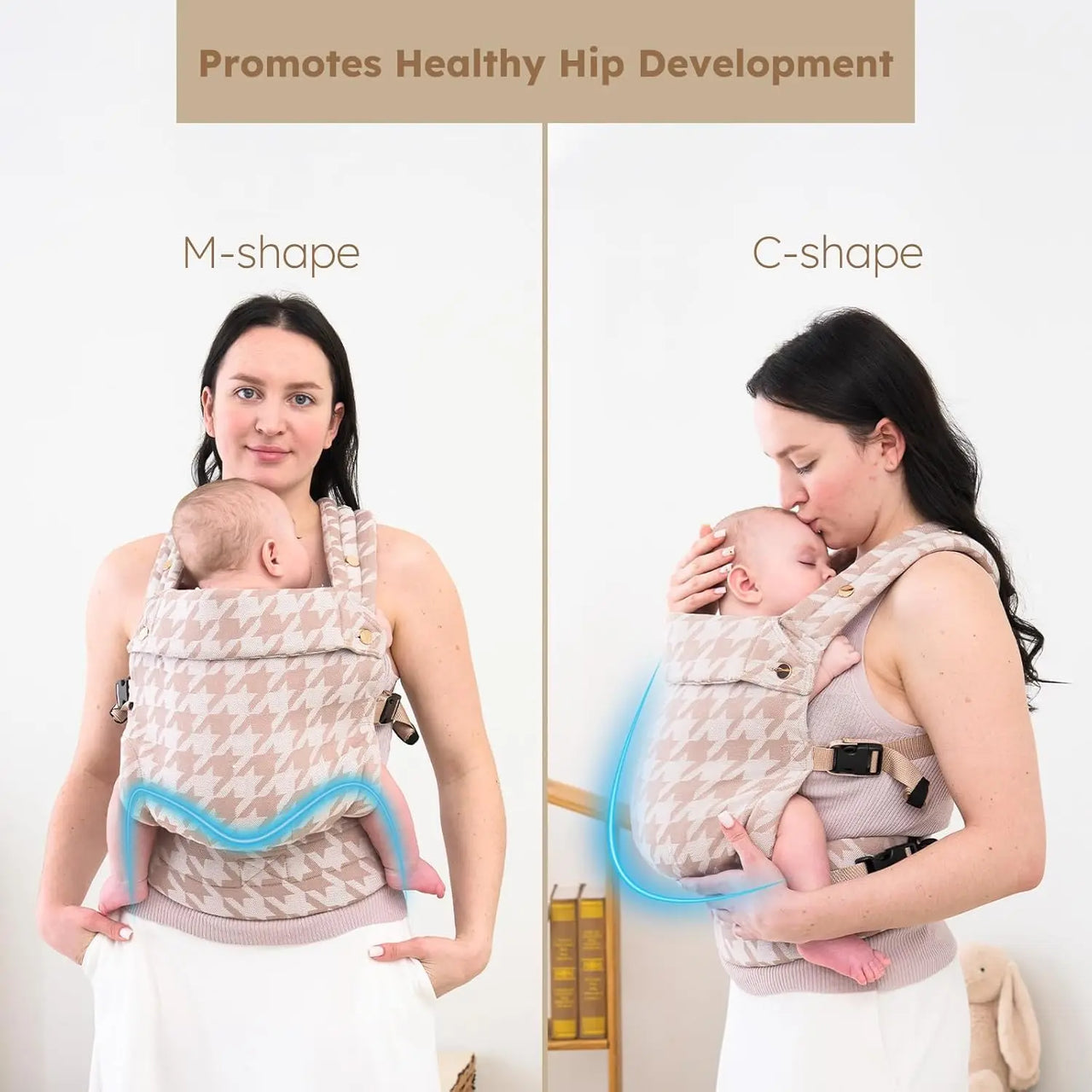 Baby Carrier – Soft Cotton Kangaroo bag for Newborns & Toddlers