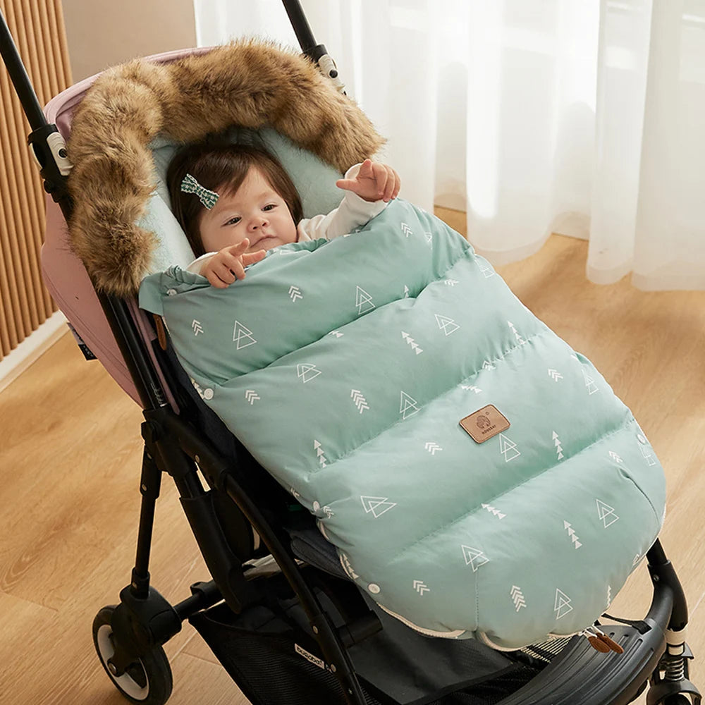 Baby Carriage Sack – Soft & Comfortable Stroller Footmuff with Two-Way Zipper (0-24 Months)