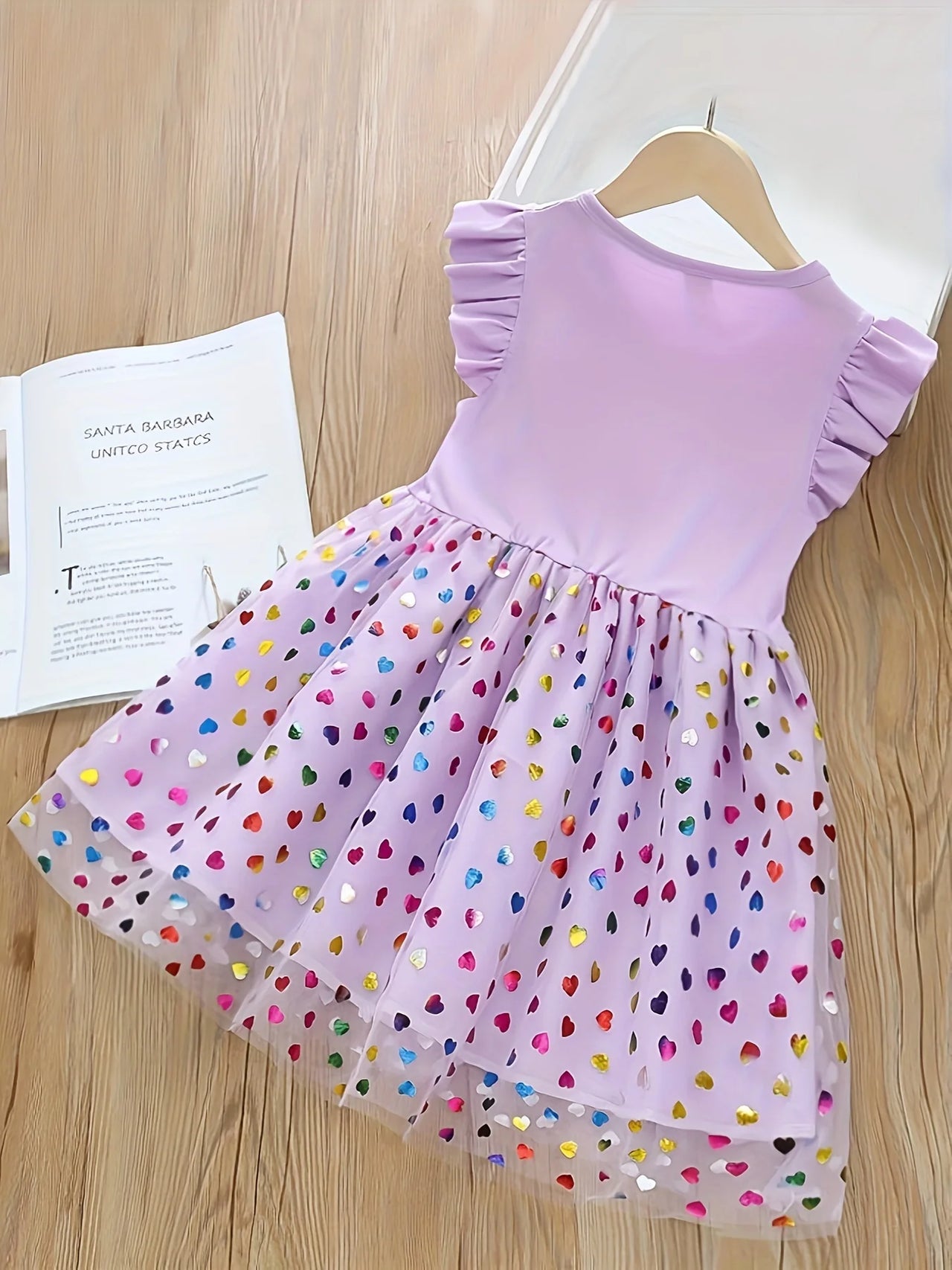 Toddler Girls Unicorn Dress – Cute Cartoon Summer Dress for Baby Girls | Casual Mid-Calf Cotton Dress
