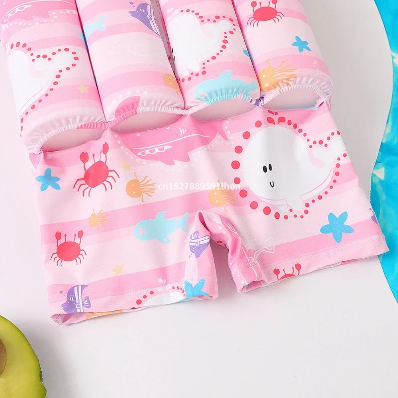 Kids Float Swimwear for Ages 0–6 Years - One Piece