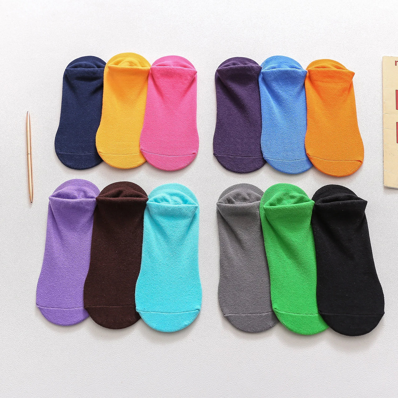 6/12 Pairs Anti-Slip Socks – Unisex Trampoline & Sports Grip Socks for Kids and Adults