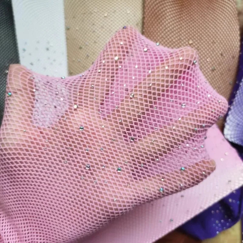 Children's Sparkling Fishnet Pantyhose – Cute Diamond Dance Leggings Stockings