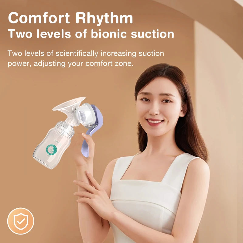 Dr. Isla Manual Breast Pump – BPA-Free Baby Feeding Milk Pump with Gentle Suction