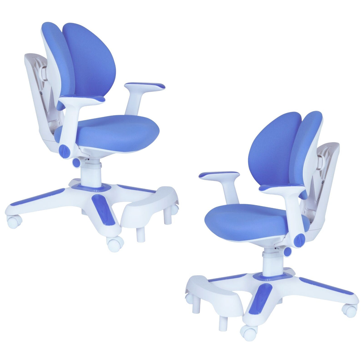 Ergonomic Children Kids Study Chair Set Height Adjustable - Blue