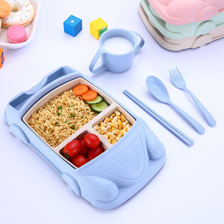 Kids’ Car Bowl Set – Fun, Stylish, and Practical for On-the-Go Meals