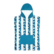 Dock & Bay KIDS Poncho Hooded Towel - Cool Camo XS (2-4yrs)-1942353864816726022