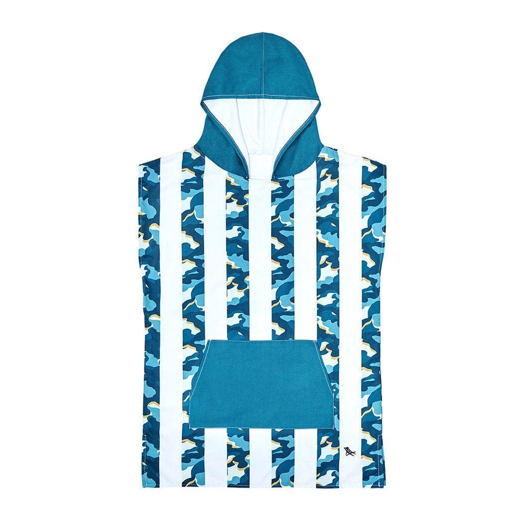 Dock & Bay KIDS Poncho Hooded Towel - Cool Camo XS (2-4yrs)-1942353864816726022