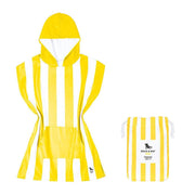 Dock & Bay KIDS Poncho Hooded Towel -Mini Cabana Collection-Boracay Yellow XS (2-4yrs)-1942353864414072832