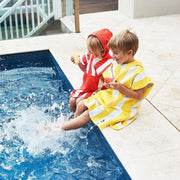 Dock & Bay KIDS Poncho Hooded Towel -Mini Cabana Collection-Boracay Yellow XS (2-4yrs)-1942353864414072833
