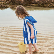 Dock & Bay KIDS Poncho Hooded Towel -Mini Cabana Collection-Whitsunday Blue M (8-10yrs)-1942353863210307584