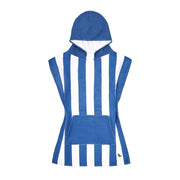 Dock & Bay KIDS Poncho Hooded Towel -Mini Cabana Collection-Whitsunday Blue M (8-10yrs)-1942353863210307589