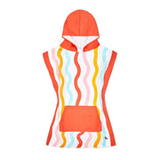 Dock & Bay KIDS Poncho Hooded Towel - Squiggle Face M (7-10yrs)-1942353864611205128