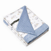 Domimia Thick Padded Minky Cotton Kids Blanket - 2.5 tog Wildflower Boquet-1948609674421080071