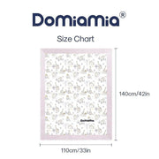 Domimia Thick Padded Minky Cotton Kids Blanket - 2.5 tog Wildflower Boquet-1948609674421080065