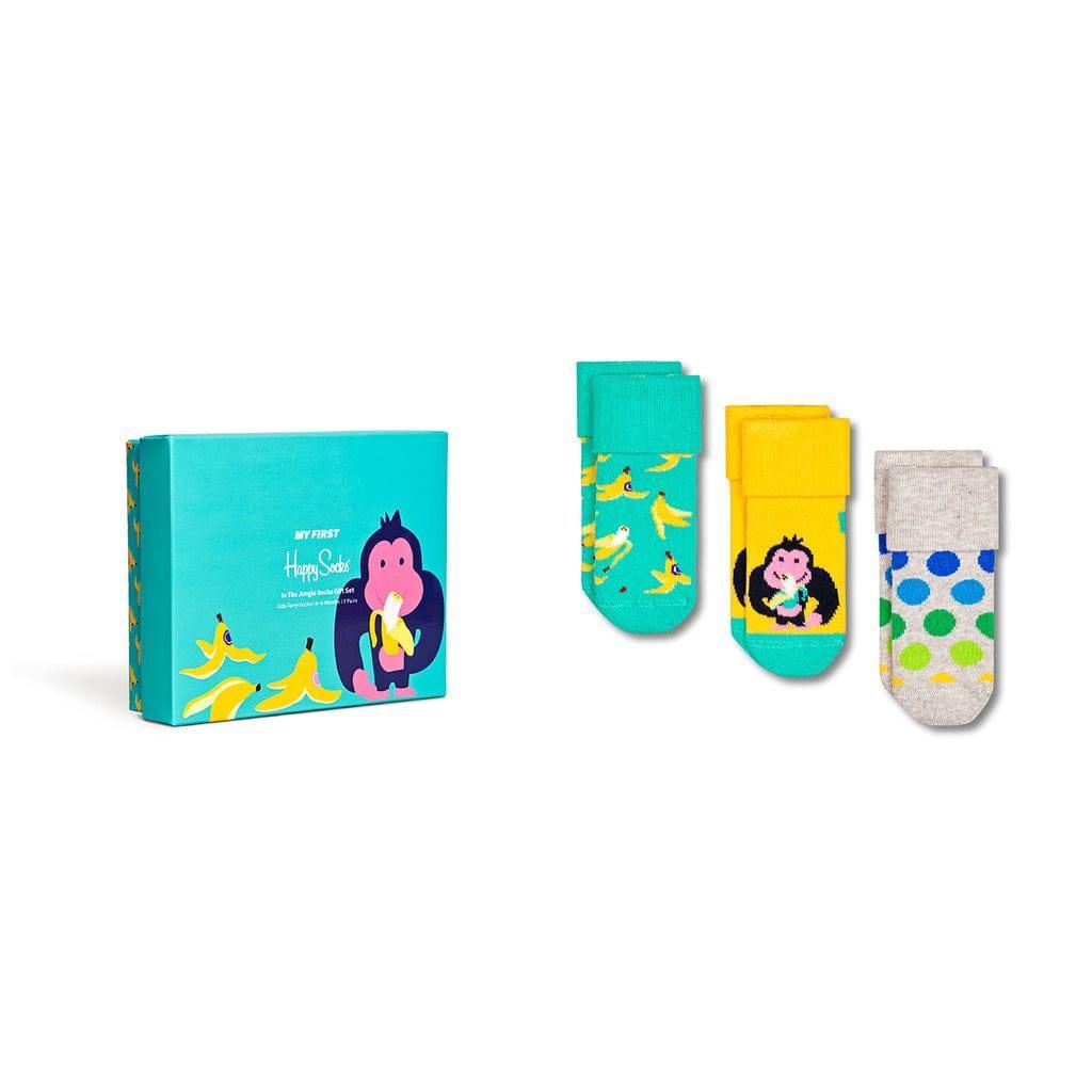 Happy Socks Baby Socks ?In The Jungle? Pack 0-6M-1948609610676047872