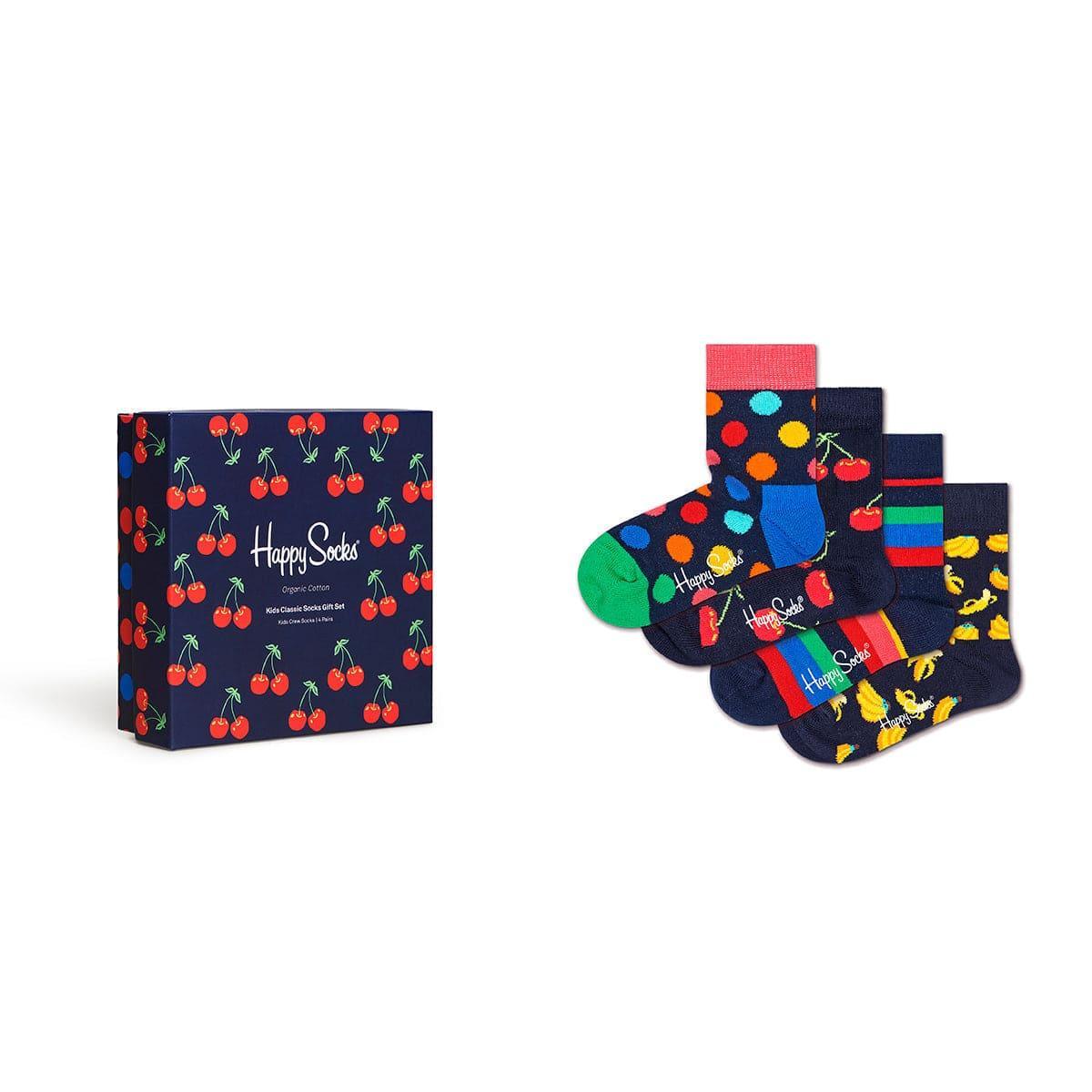 Happy Socks  Kids Sock  Cherry  Gift- 4-Pack Size 2-3Yrs-1948609641193803776