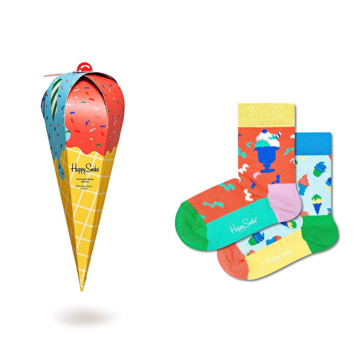 Happy Socks Kids Sock Ice Cream Gift - 2-Pack 0-12M-1948609626266275840