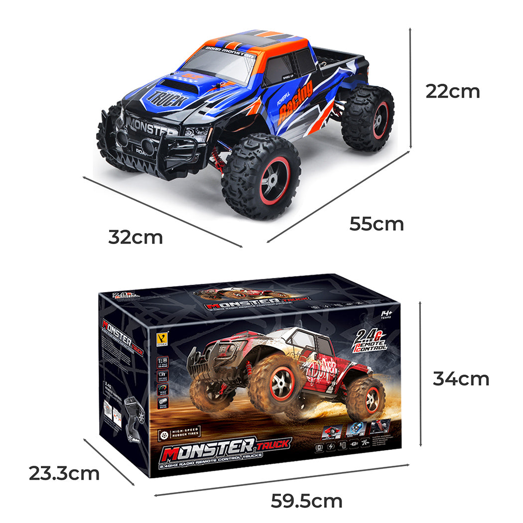 Centra RC Car 1:8 4WD Off-Road Racing Blue-1942352911996686338