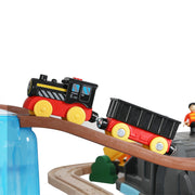 Bopeep Toy Train Set Track DIY Wooden-1942352910641926148