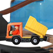 Bopeep Toy Train Set Track DIY Wooden-1942352910641926149