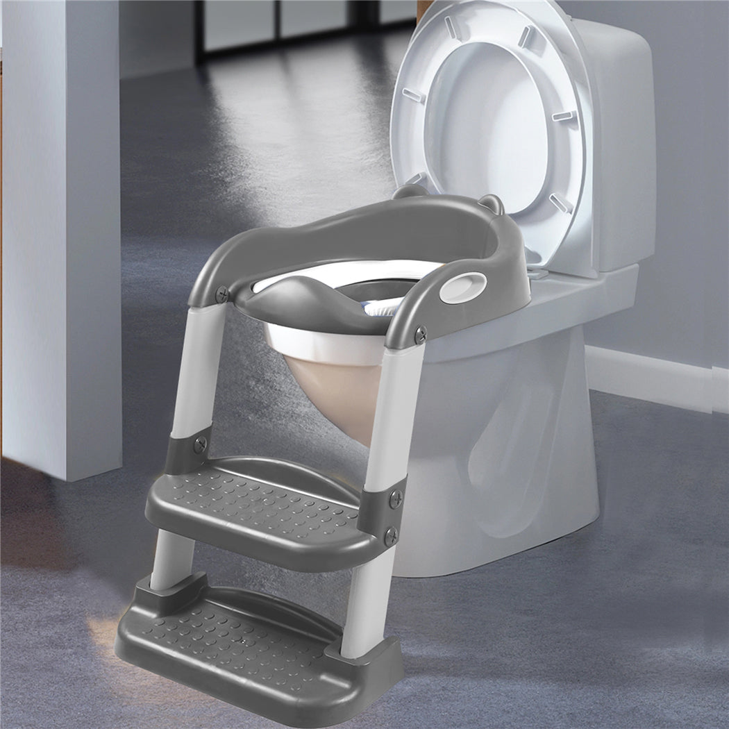 BoPeep Kids Toilet Ladder Grey-1973193926026334214