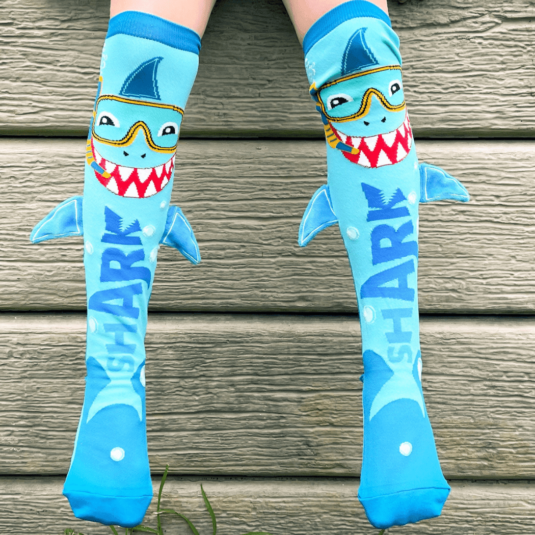 MADMIA Shark Socks With Spikes Toddler Ages 3 - 5-1948609614257983489