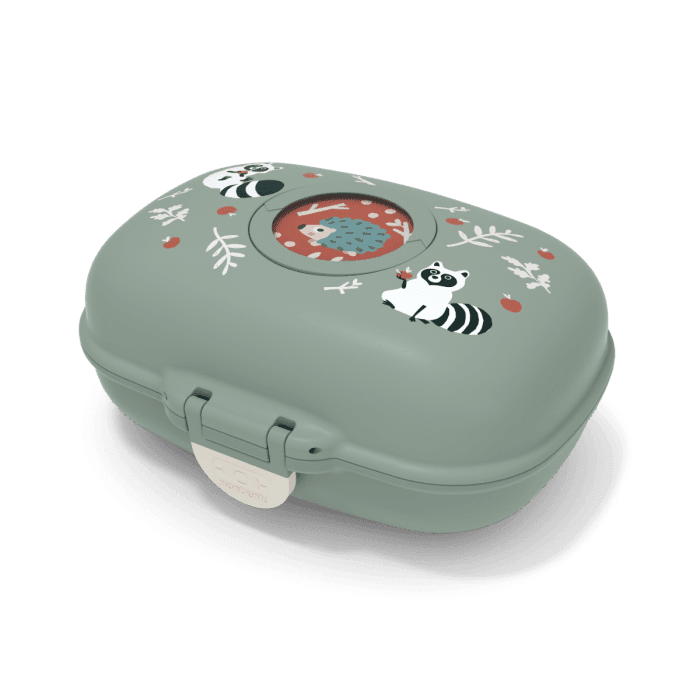 Monbento Gram Snack Box-Green Raccoon Green Raccoon-1973194135338881024