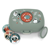 Monbento Gram Snack Box-Green Raccoon Green Raccoon-1973194135338881026