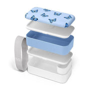 Monbento Original Graphic 1L Lunch Bento Box- Blue Butterfly Blue Butterfly-1948609675981361153