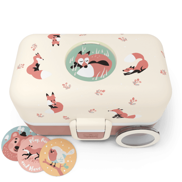 Monbento Tresor Graphic Kids's Bento Box- Cinnamon Fox Cinnamon Fox-1973194136068689921