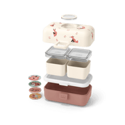 Monbento Tresor Graphic Kids's Bento Box- Cinnamon Fox Cinnamon Fox-1973194136068689923