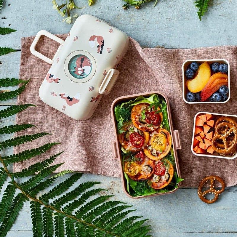 Monbento Tresor Graphic Kids's Bento Box- Cinnamon Fox Cinnamon Fox-1973194136068689927