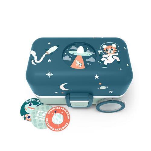 Monbento Tresor Graphic Kids's Bento Box- Cosmic Blue Cosmic Blue-1973194135703785473