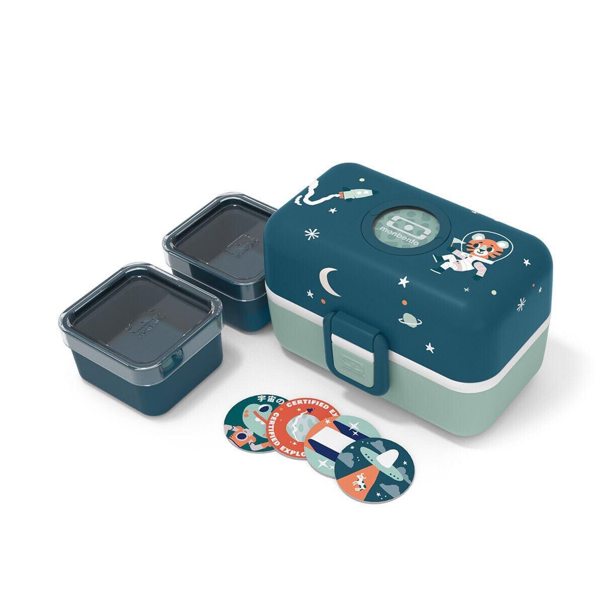 Monbento Tresor Graphic Kids's Bento Box- Cosmic Blue Cosmic Blue-1973194135703785476