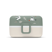 Monbento Tresor Graphic Kids's Bento Box- Green Raccoon Green Raccoon-1973194135888334849