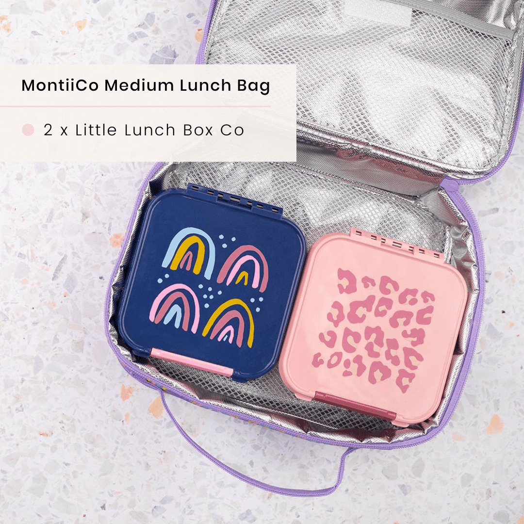MONTII.CO Medium Insulated Lunch Bag - Pixels-1948609598919413767
