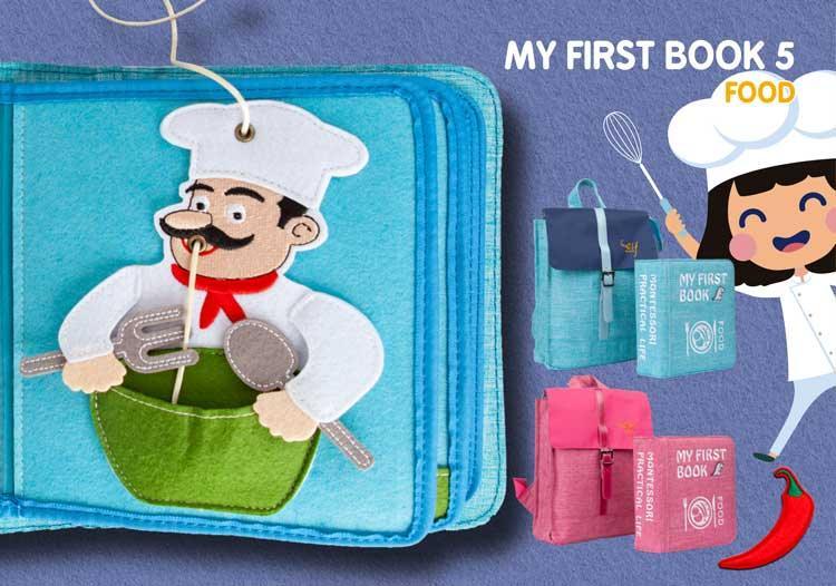 My First Book 5| Food | Montessori Inspired Busy Book-1942353813323255809