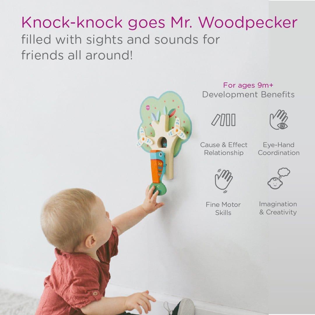 Oribel VertiPlay Wall Toy: Busy Woodpecker knocker-1948609618548756482
