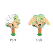 Oribel VertiPlay Wall Toy: Busy Woodpecker knocker-1948609618548756483