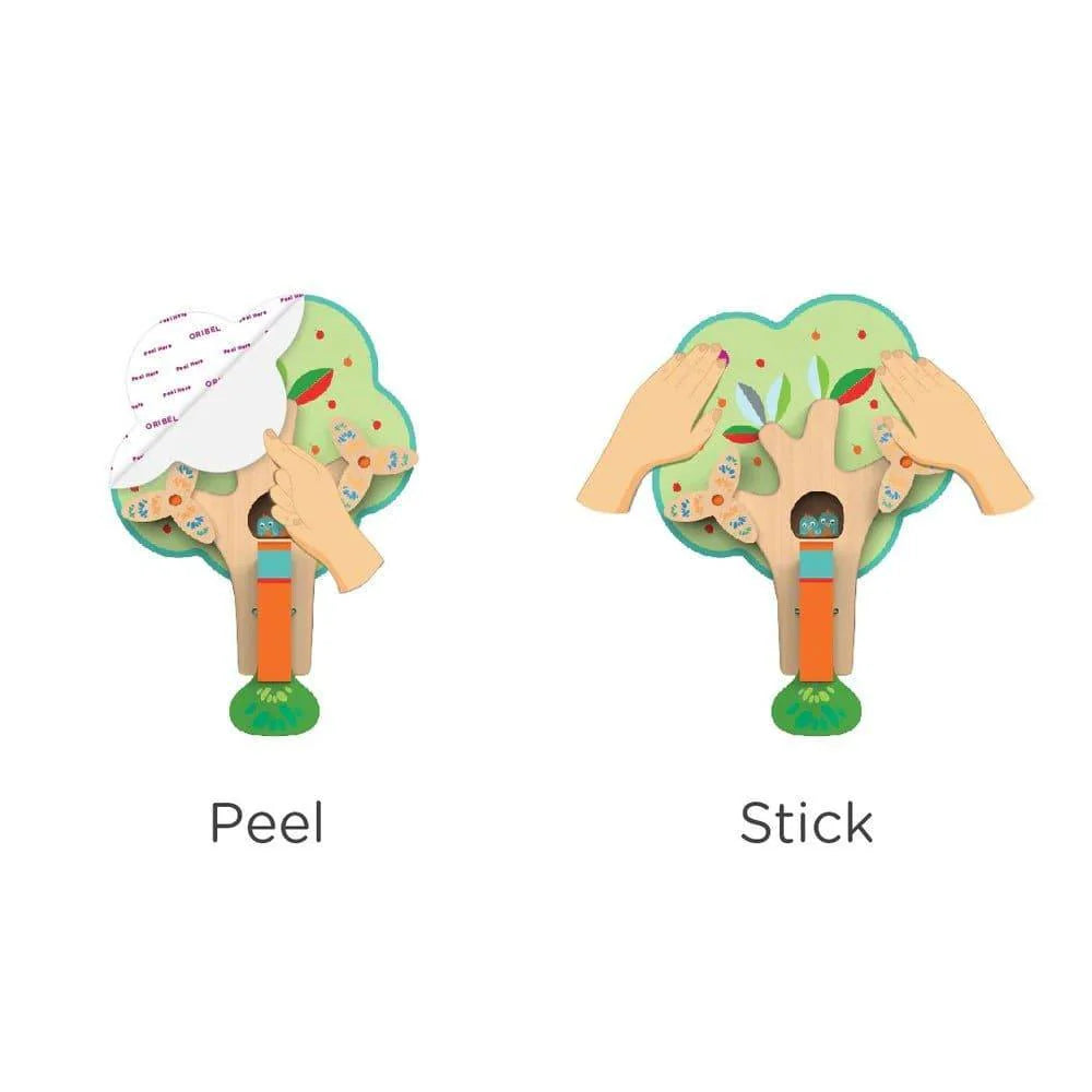 Oribel VertiPlay Wall Toy: Busy Woodpecker knocker-1948609618548756483
