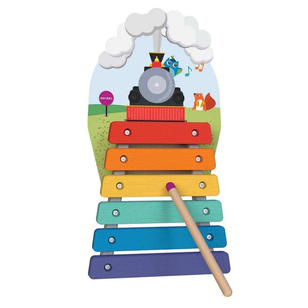 Oribel VertiPlay Wall Toy:  Musical Rail Track Xylophone-1948609640682098688