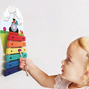 Oribel VertiPlay Wall Toy:  Musical Rail Track Xylophone-1948609640682098689
