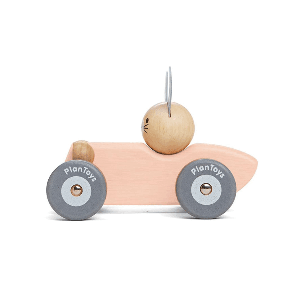 Plan Toys Bunny Racing Car-1948609523665211394