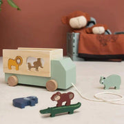 Trixie Wooden Animal Truck-1948609525078691844